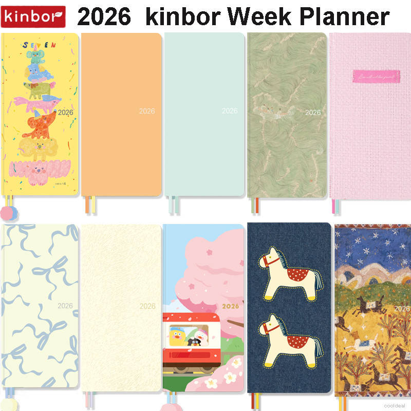 

New Kinbor 2026 Week Plan Slim Pocket Weekly Planner Notebook Daily Writing Recording Agenda Calendar Unique Design Best Gifts