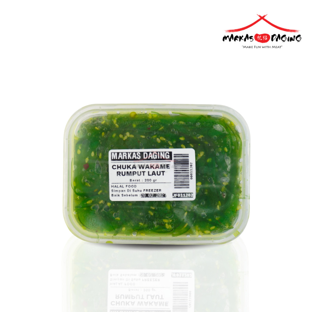 

Chuka Wakame Rumput Laut Halal 200gr - Markasdaging
