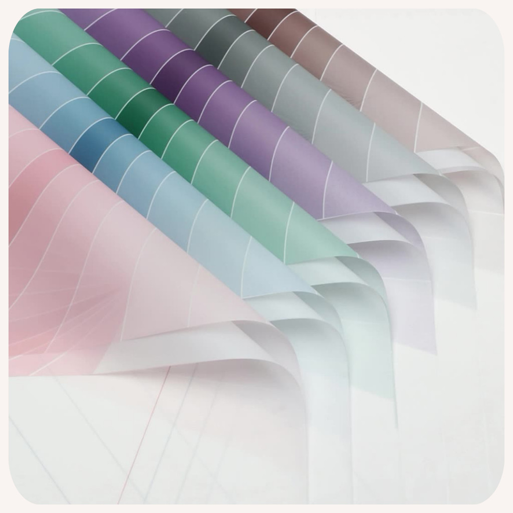 

RUMAH KRAVE - Cellophane Perfect Line Kertas Buket Bunga Wrapping