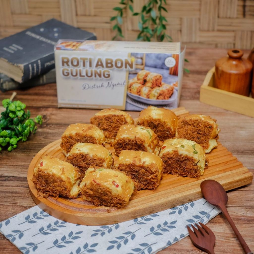 

Roti Abon Gulung Original Distrik Ngemil Asli Bandung Isi 10pcs