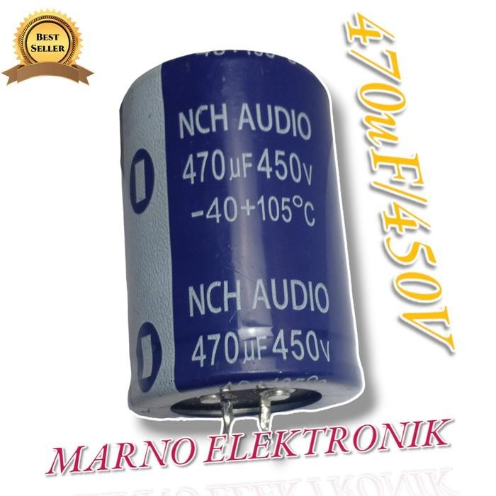 ELCO CAPASITOR 470UF 450V 470 UF 450 V 470 MIKRO MICRO KAPASITOR VOLT