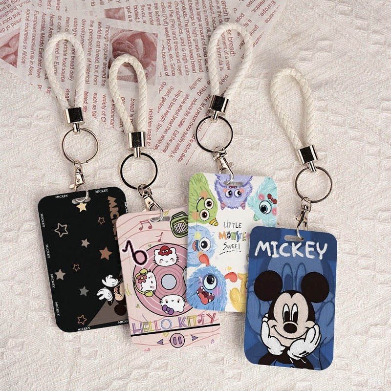 

Card Holder Lucu Kartun- Dompet card holder KTP / card holder kartu game / Kartu Transport / card holder kartu ATM / Gantungan Kunci / Kartu Makan +Tali Pergelangan Tangan, Anti-Hilang Pelajar/Karyawan [8 in 1] Kartu Multi Fungsi