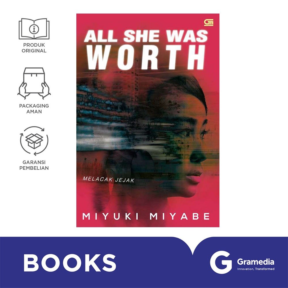 Gramedia Surabaya - Melacak Jejak (All She Was Worth) (Miyuki Miyabe)