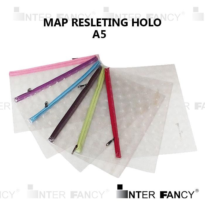 

Map Tas Dokumen Nota Plastik Resleting Holo. Ukuran A5. Berfungsi untuk menyimpan dokumen atau benda lainnya. Bahan Plastik Tebal tidak kaku. Terdiri dari 6 warna.