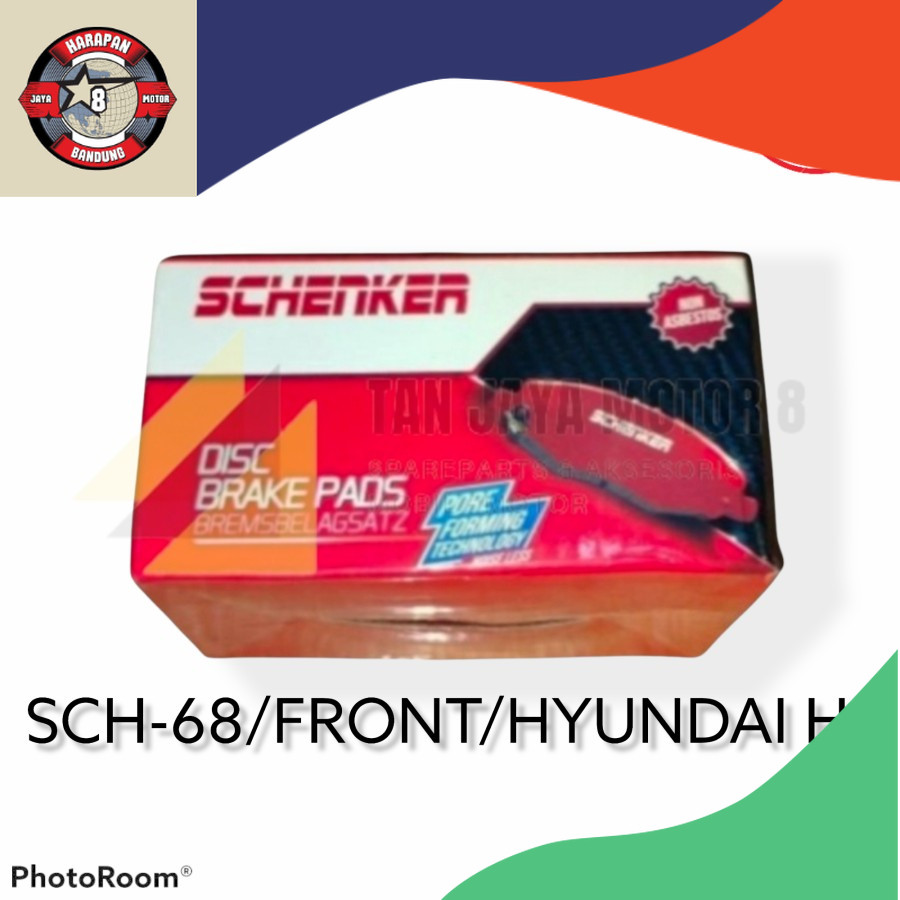 SCH-68 BRAKEPAD KAMPAS REM DEPAN  HYUNDAI H1 MERK SCHENKER