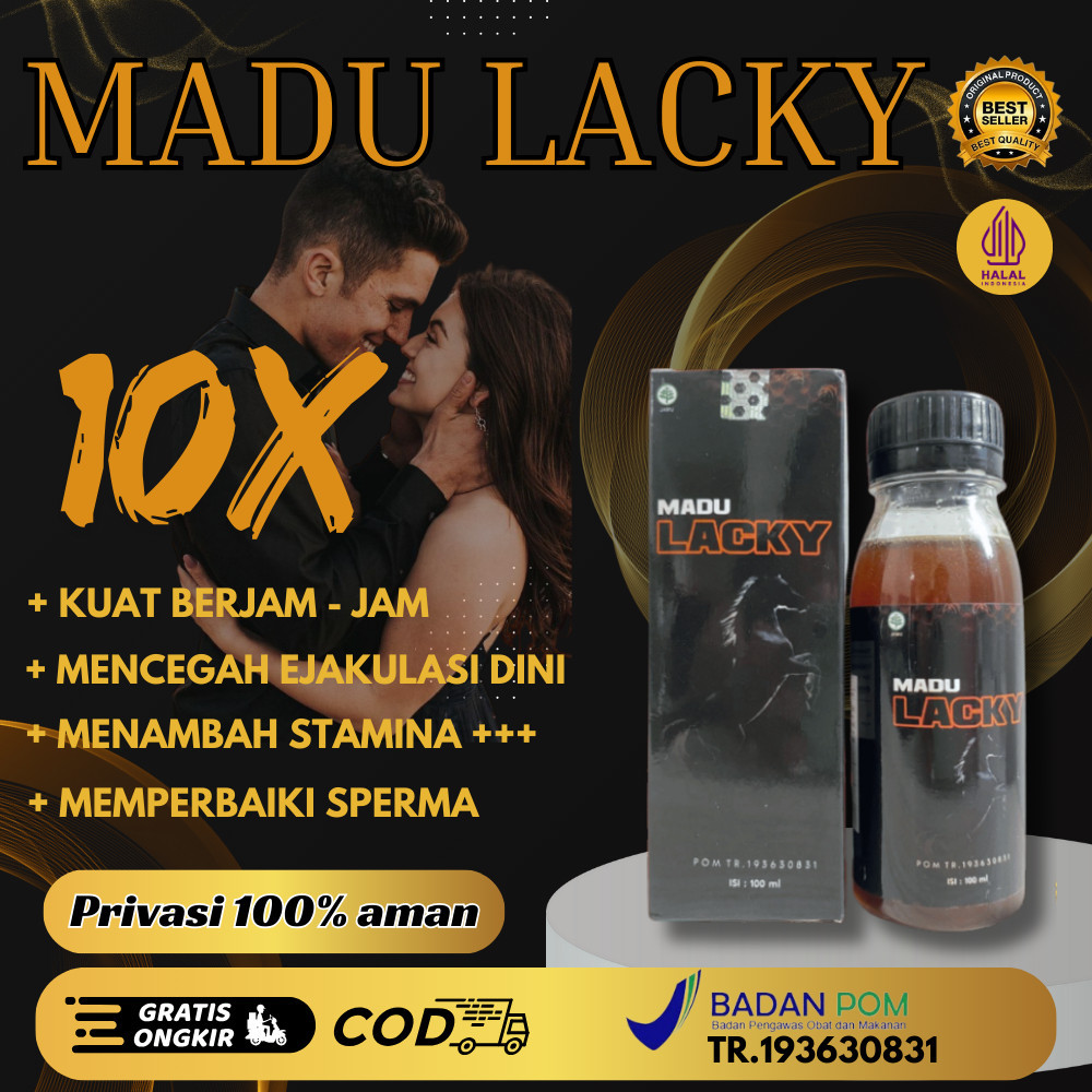 

MADU LACKY MADU KUAT BERKHASIAT PENAMBAH STAMINA PRIA TAHAN LAMA MADU LACKY BPOM MADU PRIA DEWASA