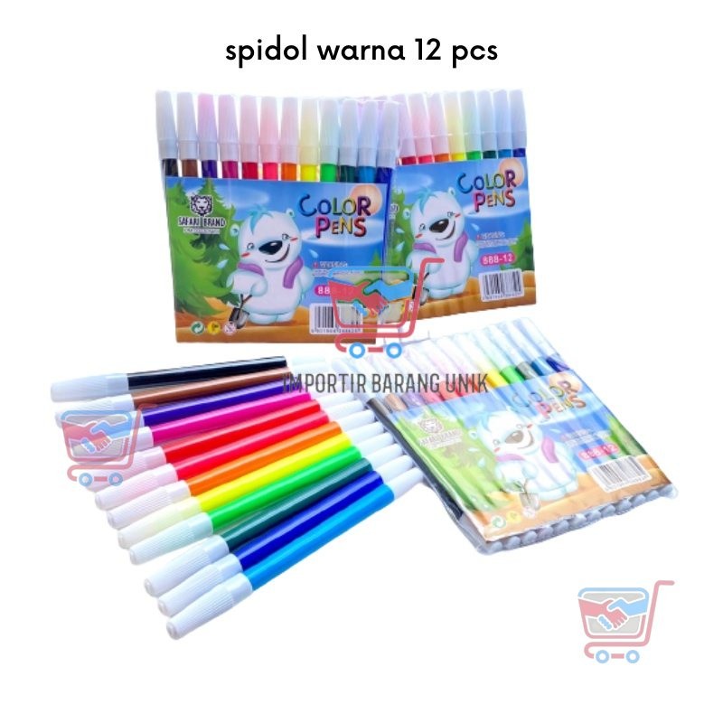 

-G114-SPIDOL 12 warna HARGA MURAH