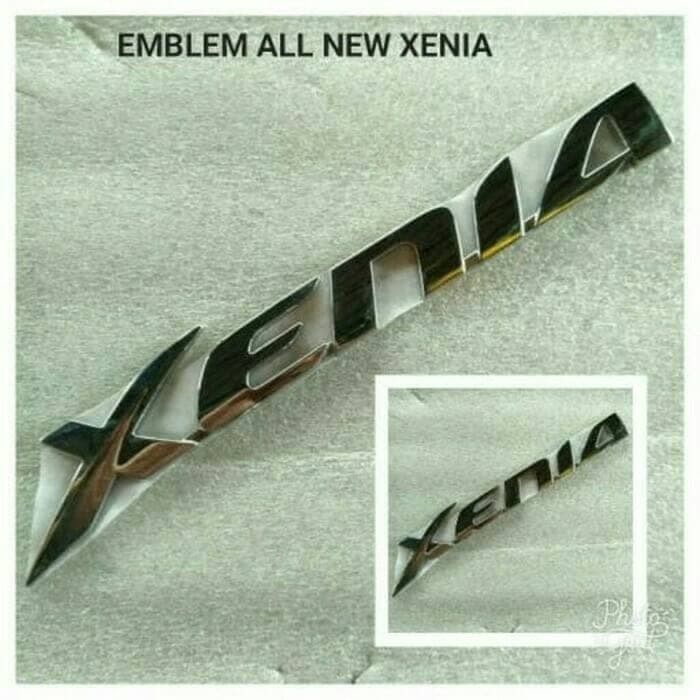 Emblem Mobil Logo Tulisan Xenia