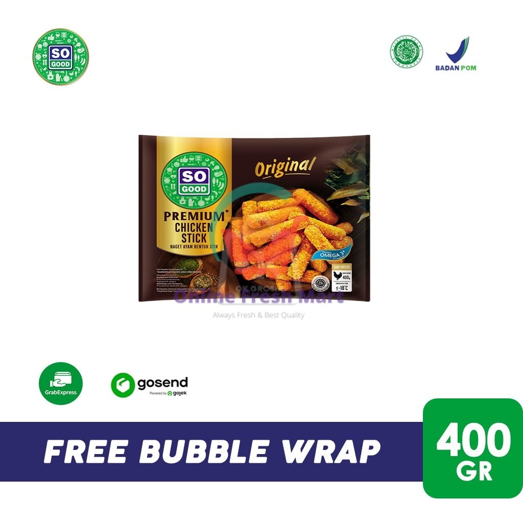 

So Good Premium Chicken Frozen Food (400gr) KHUSUS INSTANT - Online Fresh Mart Denpasar