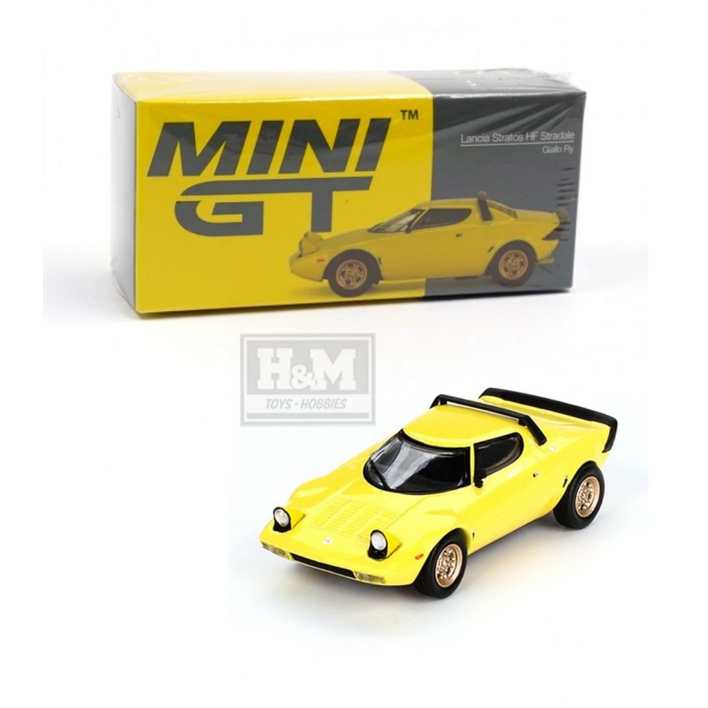 Mini GT Lancia Stratos HF Stradale Giallo Fly
