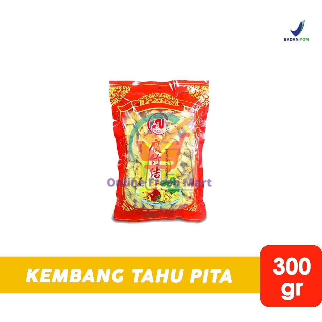 

Kembang Tahu Pita SU Brand / Soybean Sheet Knot (300 gr) - Online Frseh Mart Denpasar
