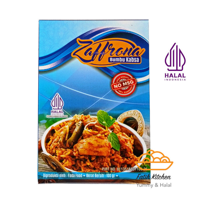 

✨TERLARIS -Zaffron Bumbu Nasi Mandhi, Kabsah, Briyani & Kebuli 100 gr - Kabsah
