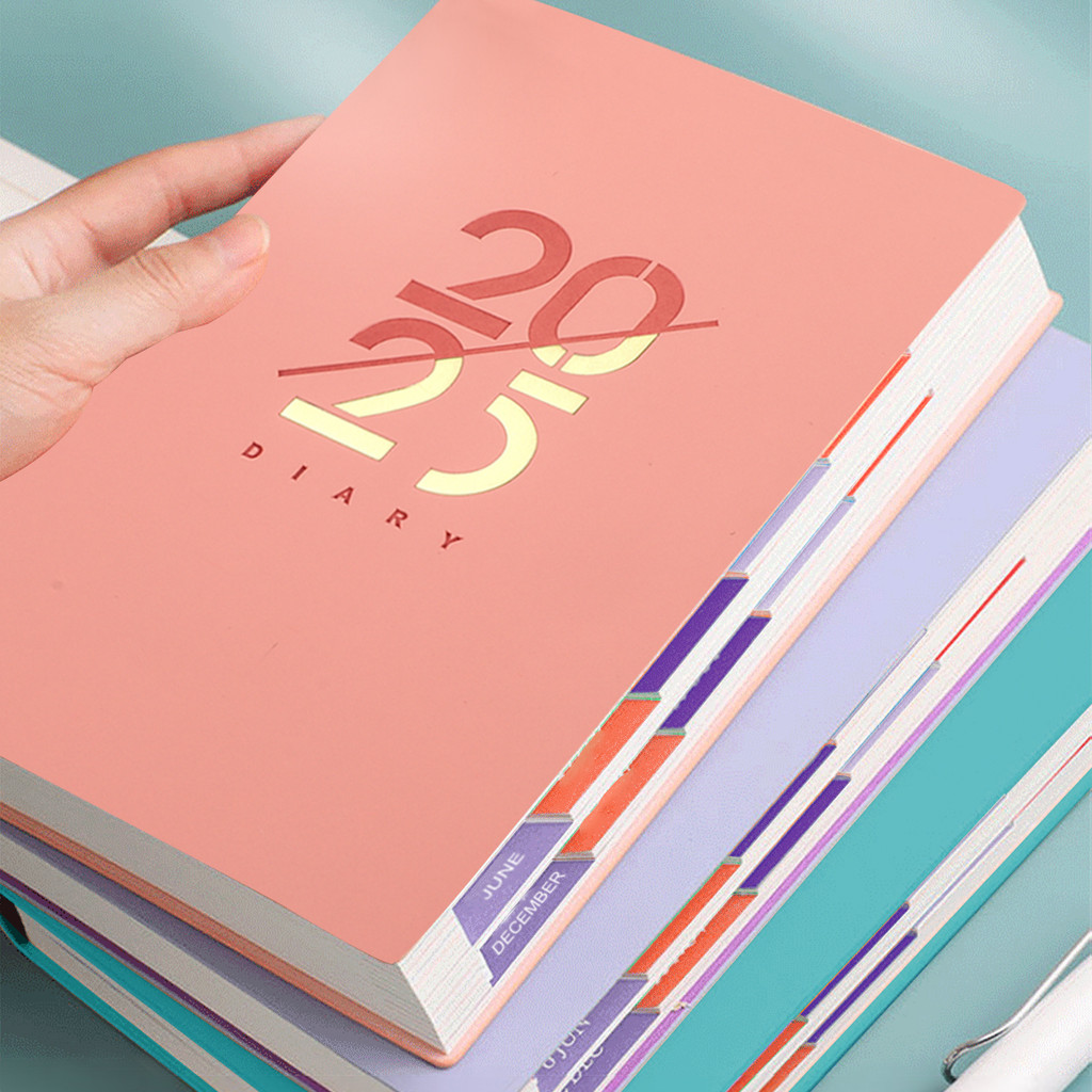 

Jan 2025 to Dec 2025 Planner Notebook A5 Agenda Spanish Inner 80GSM Monthly/Weekly/Daily School Supplies Stationery