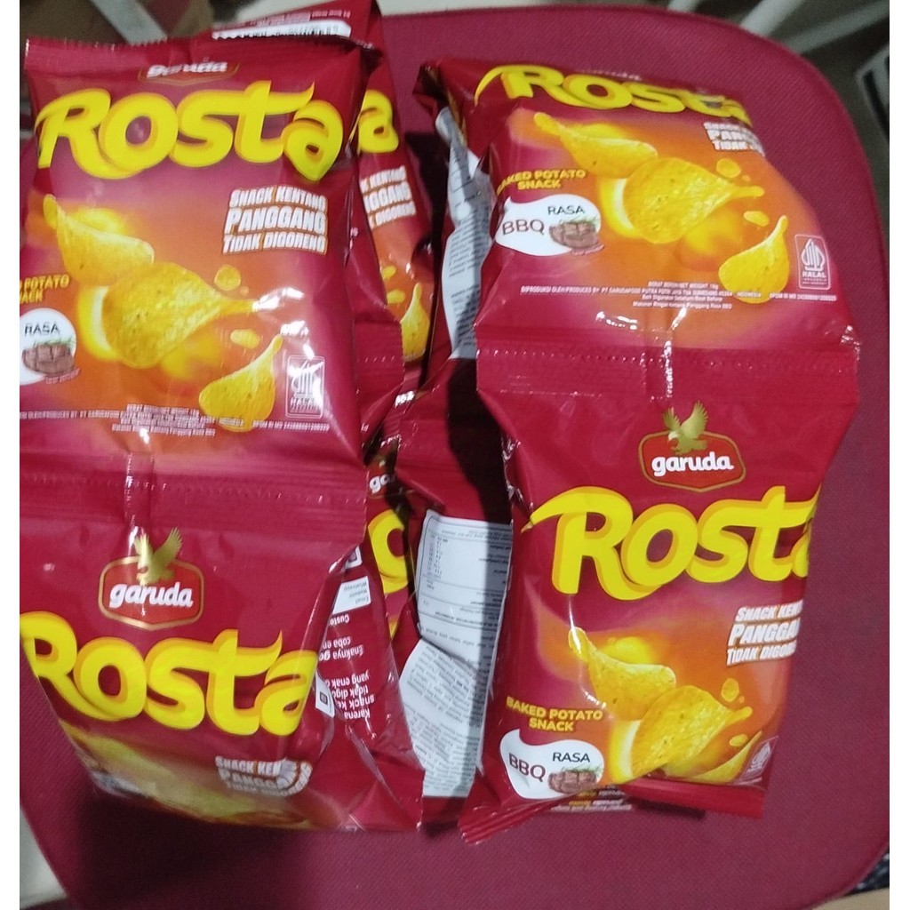 

Garuda Rosta Snack Rasa BBQ 16 gr 1 RENCENG