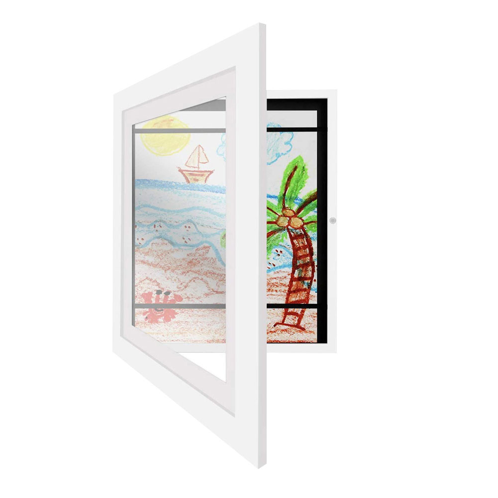 

Artwork Picture Frame Easy Change Artwork Display Storage Frames Front Opening A6 Frame for Kids Drawings Artworks Art Projects