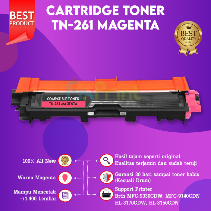 FixPrint Cartridge Toner Comp TN-261 TN261 MFC-9330CDW 9140CDN