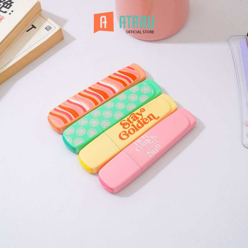 

Ataru Set 4 Pcs Spidol Highlighter Warna Spidol Stabilo Warna Warni Alat Tulis Penanda Text Marker