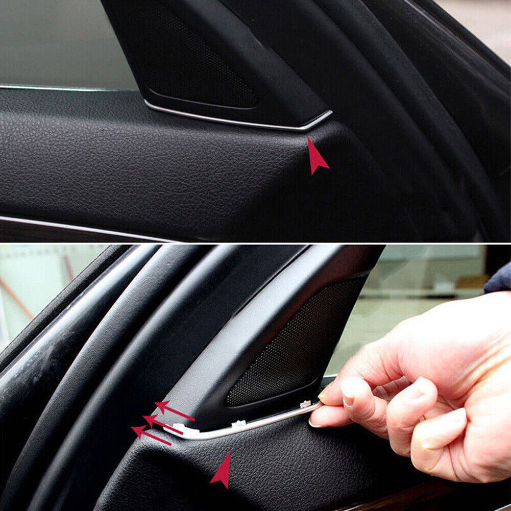

Front Door A-pillar Tweeter Speaker Gap Cover Trim For BMW 5Series F10 2011 2012 2013 Car Interior Accessories
