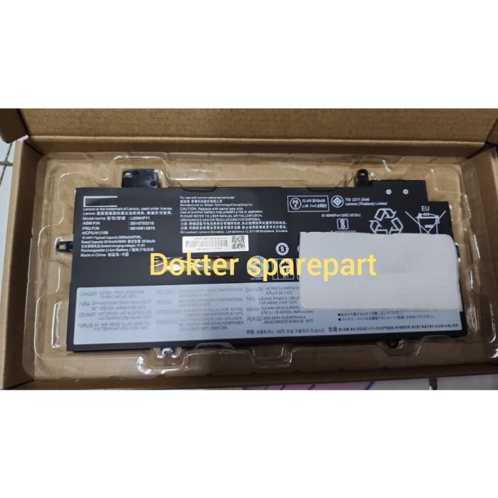 Baterai Thinpad X1 Carbn Gen 9 YGA Gen 6 L20C4P71 L20D4P71 L20L4P71