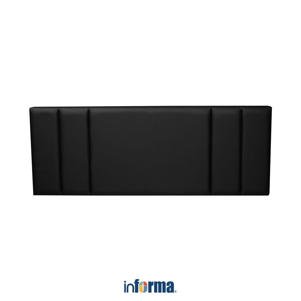 Informa Lynn 180X200 cm Headboard Tempat Tidur Pu - Hitam Sandaran Kasur Aksesoris Tempat Tidur Papa