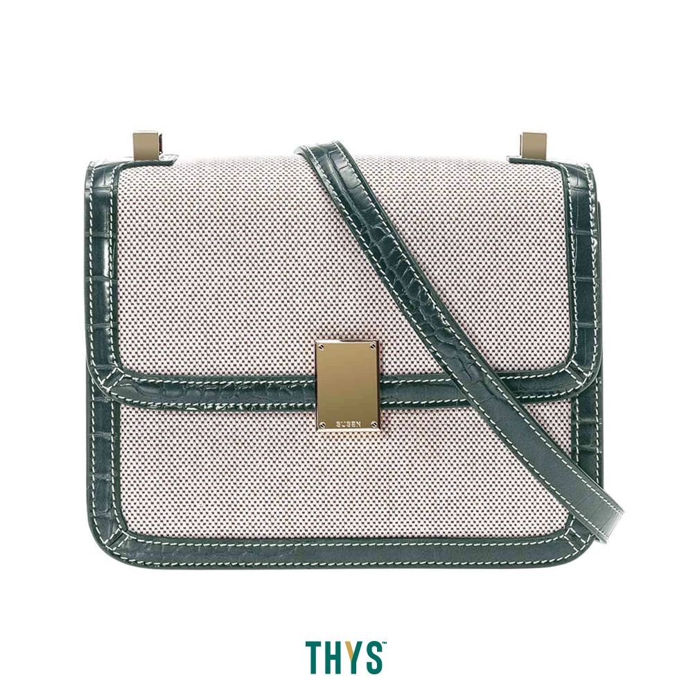 Susen Tas Selempang Canvas 2020 - Hijau Tua