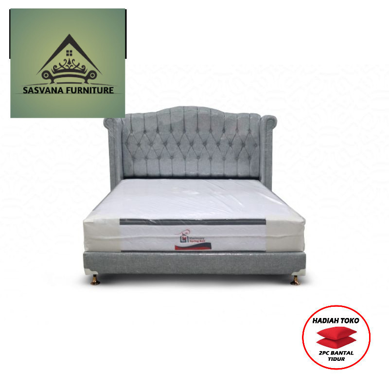 (FREE BANTAL TIDUR) Kasur Divan Sandaran Luxury / Divan Kasur Springbard Modern harmony living  CIRE