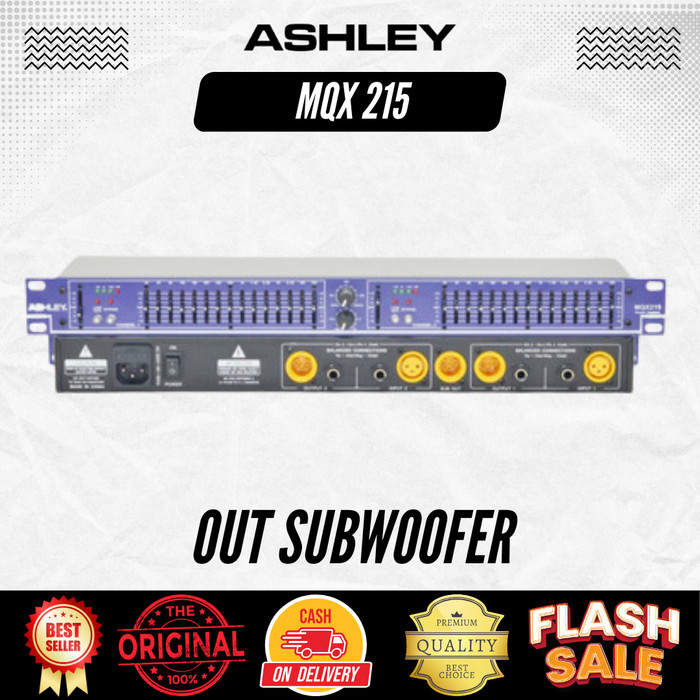 Equalizer Ashley Mqx 215 Out Subwoofer