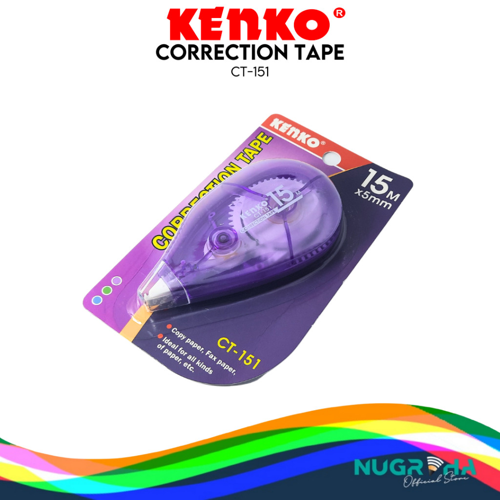 

CORRECTION TAPE TIPEX KERTAS PITA KERING KENKO CT-151
