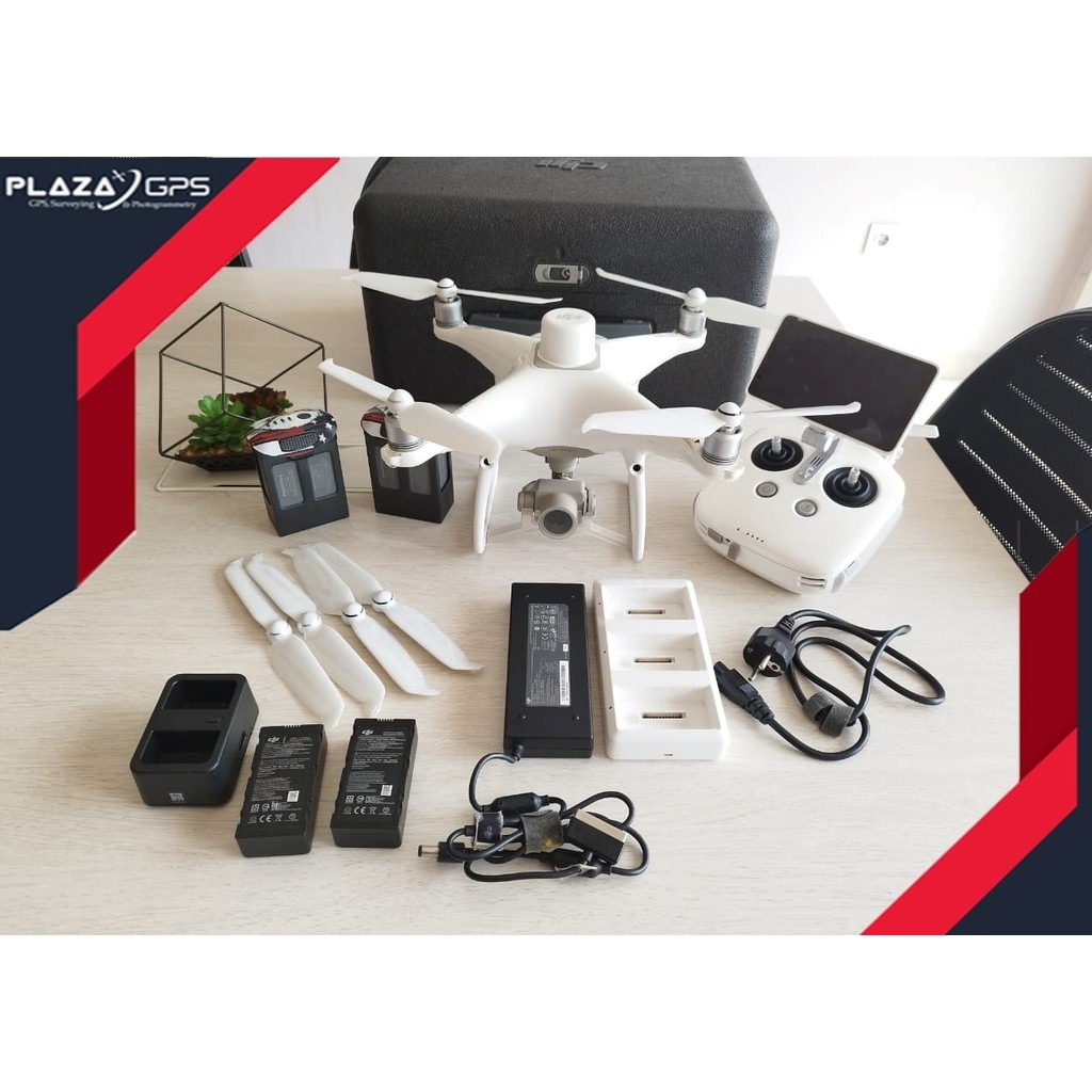 Drone DJI Phantom 4 RTK + D-RTK 2 Mobile Station Combo Second