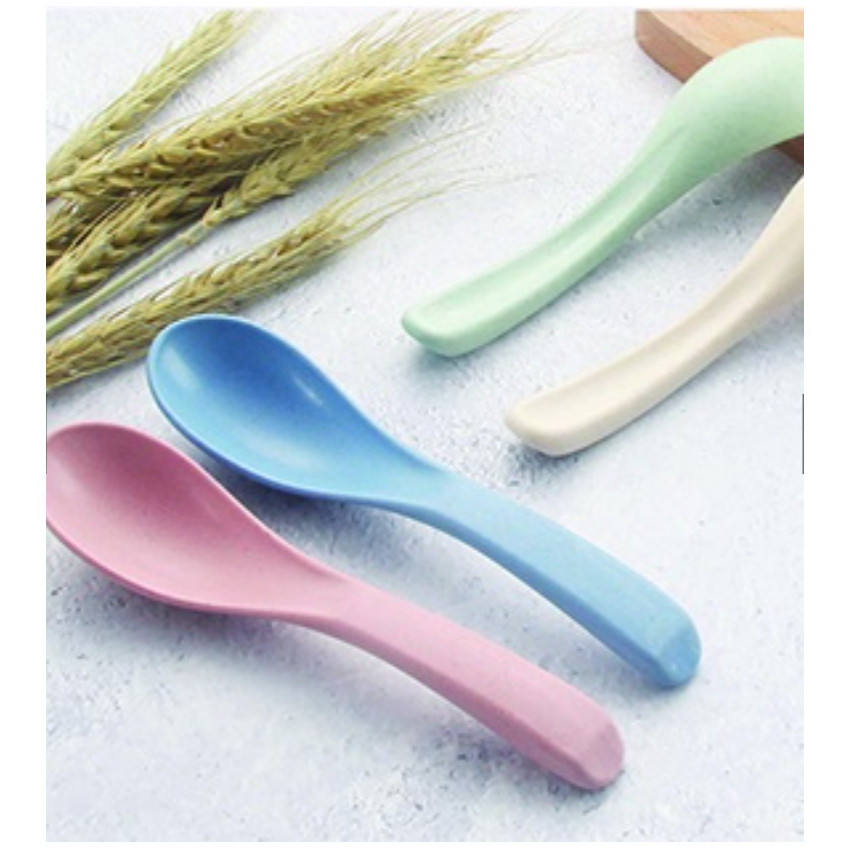 ASS SENDOK PUDING PLASTIK SENDOK TEH PLASTIK JERAMI SENDOK CEMILAN WARNA WARNI JERAMI