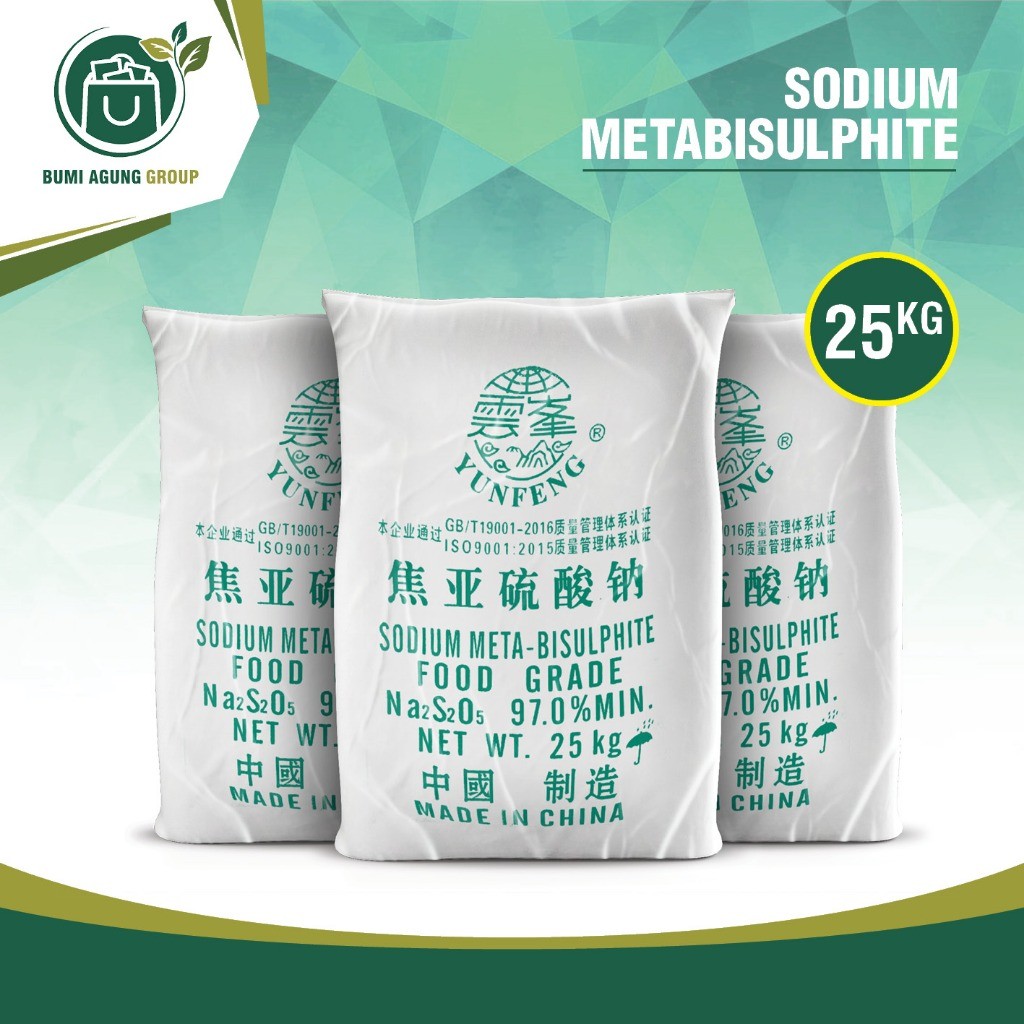 

Sodium Metabisulphite Food Grade METABISULFITE METABISULFIT 1sak 1 karung 25kg copy