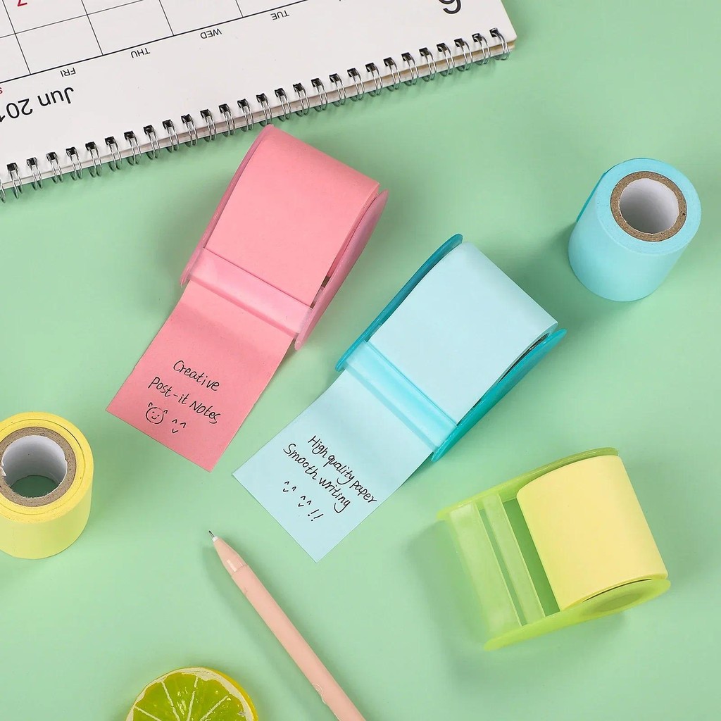 

JIANWU Creative Roller Sticky Notes Korea N times Posted Simple Memo Message Paper Diary Notepad Office Accessories Stationery