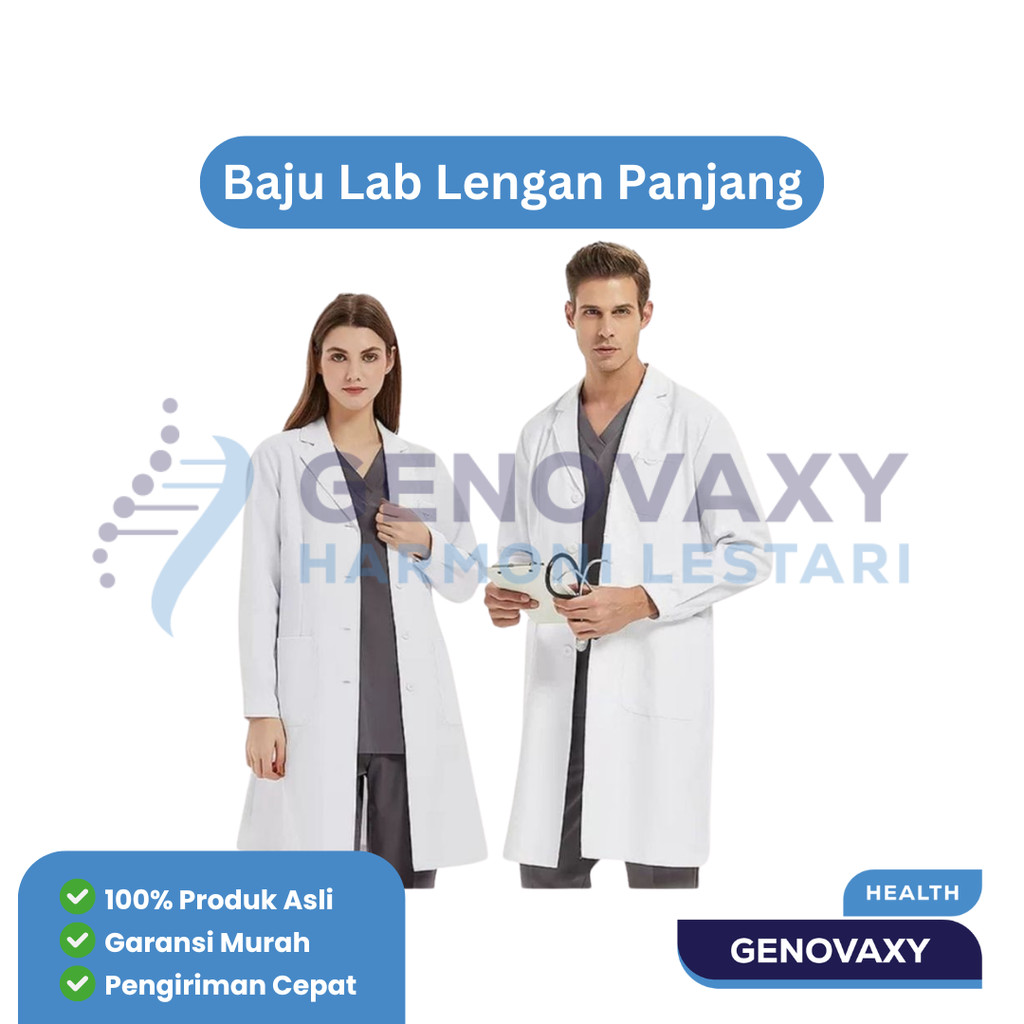 Baju Lab Lengan Panjang