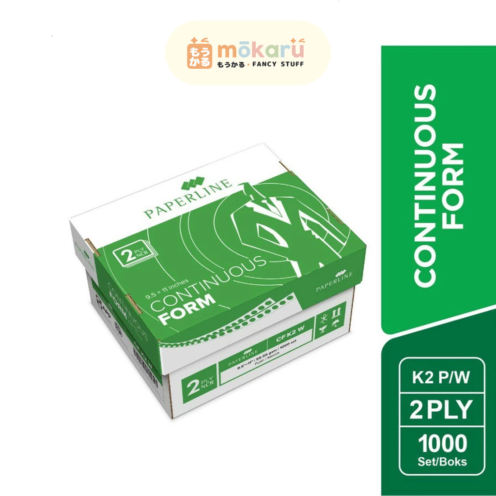 

[FULL] Paperline PPL Continous Continuous Form 2 PLY Warna TIDAK BAGI 2
