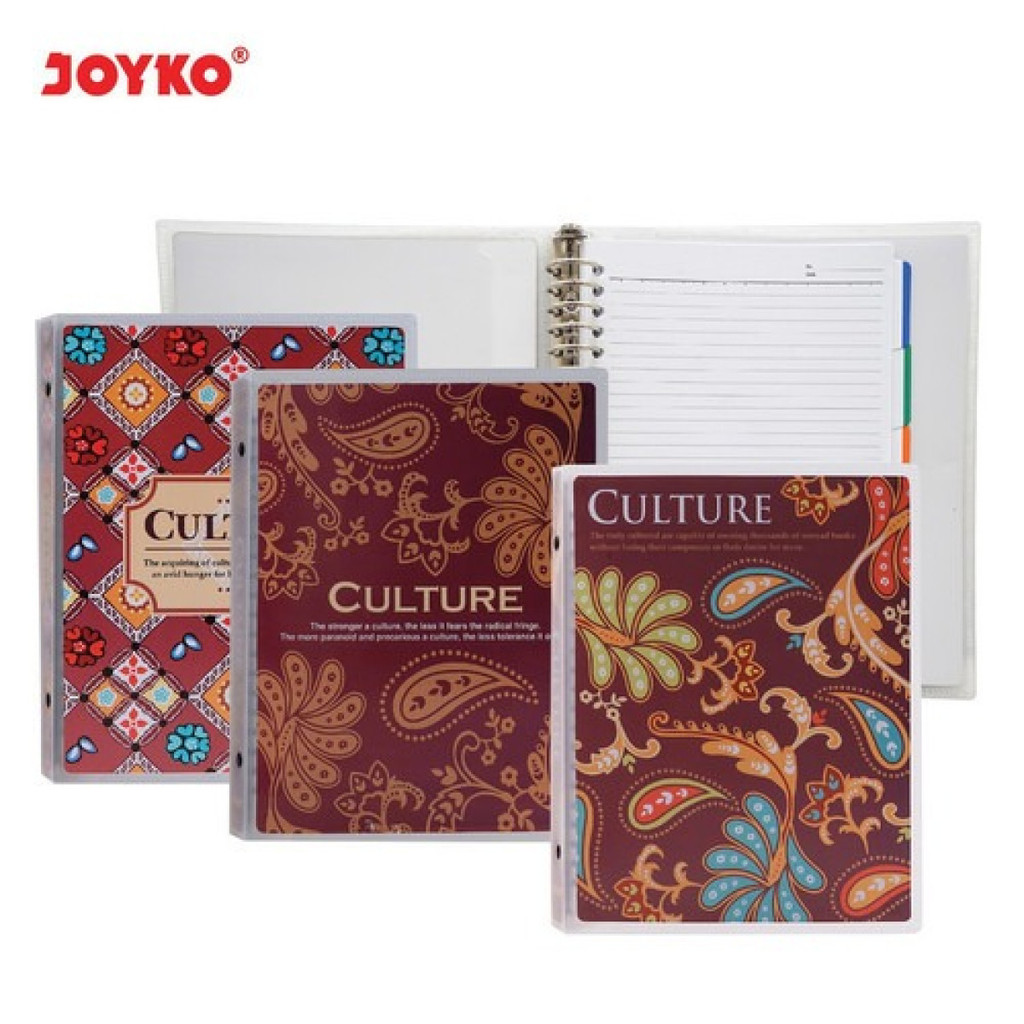 

JOYKO Binder Note A5-TSCT-M496 Culture Map File Batik