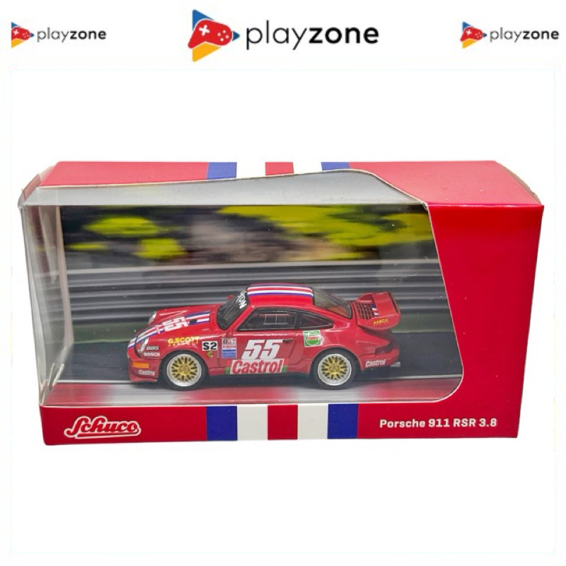 Schuco 64 Porsche 911 RSR 3.8 Red