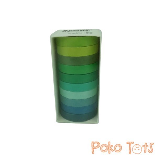 

Andma PMM Masking Tape 10pcs Box Solid Colors Masking Tape Warna-Warni - B