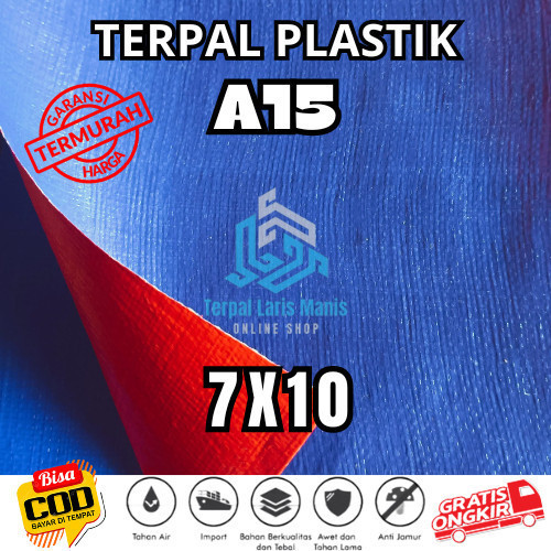 DISTRIBUTOR terpal PENDEKAR TERPAL Terpal A5 A8 A10 A12 A15 A20 7X10 Meter Plastik Tebal Lipat Meter