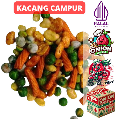 

UWD KACANG CAMPUR 100gr Kacang Campur Jaipong Kacang Campur Mix Cemilan Sehat Kacang Kacangan Kacang