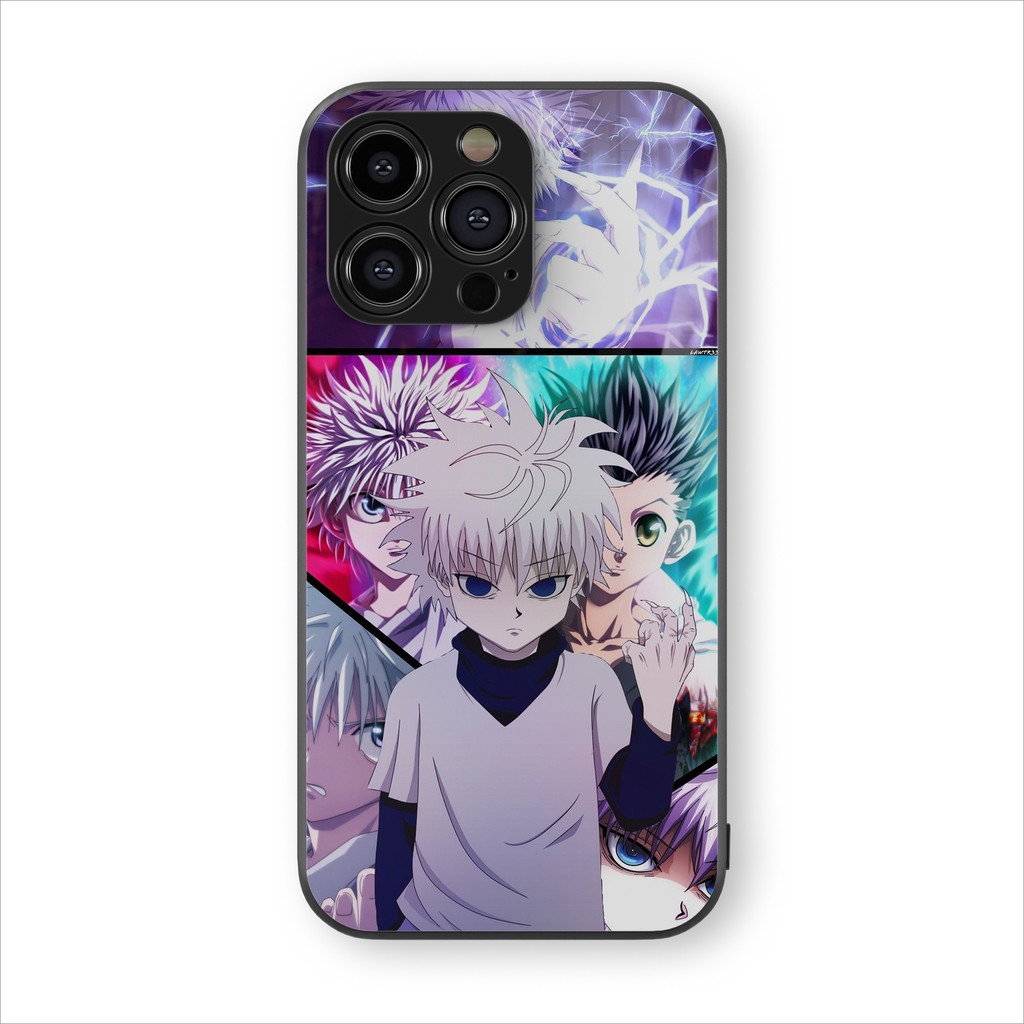 Casing HP Glossy Killua Untuk Android & iPhone 13 14 15 16 12 11 Pro Max Xr Xs X Softcase HunterXHun