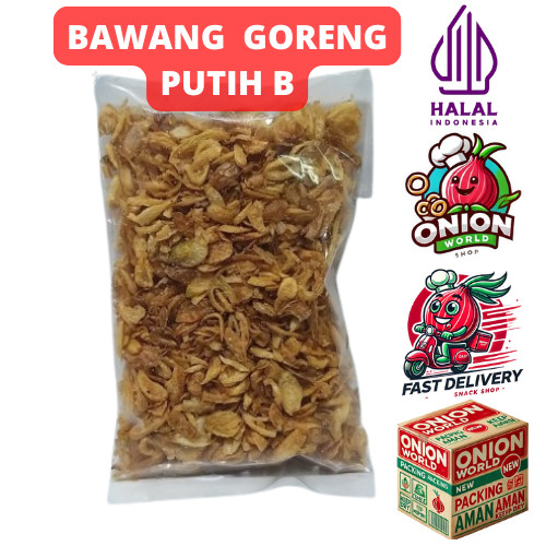 

UWD BAWANG PUTIH GORENG 1Kg Bawang Putih Goreng Cincang Bawang Putih Goreng Asli