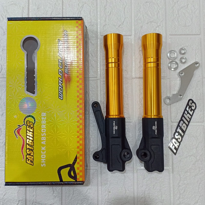 Bottom Shock Depan Tabung Shock Depan Variasi Supra X - Supra Fit - Revo - Supra 125 - Kharisma - Bl
