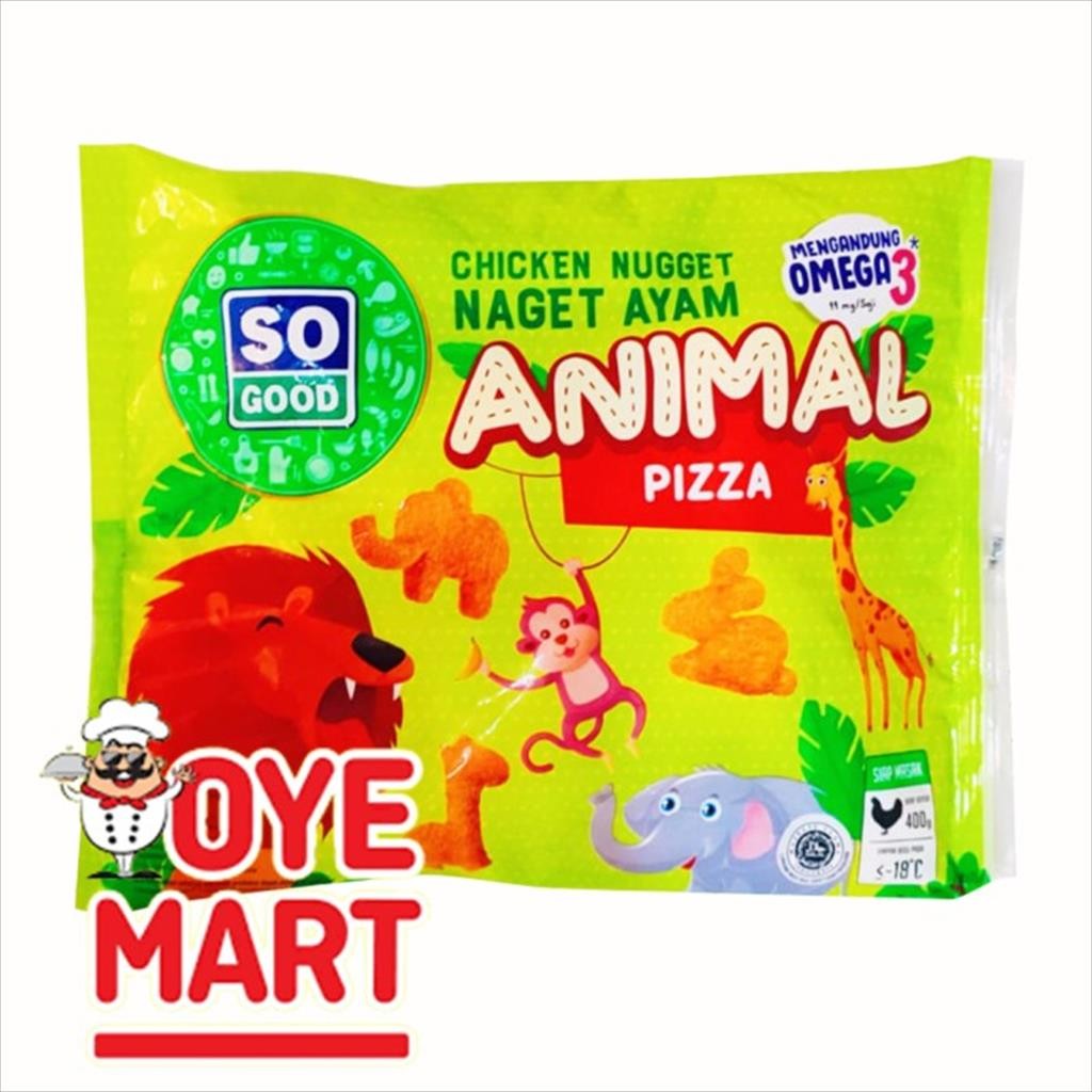 

SO GOOD CHICKEN NUGGET ANIMAL 400GR/NAGET AYAM