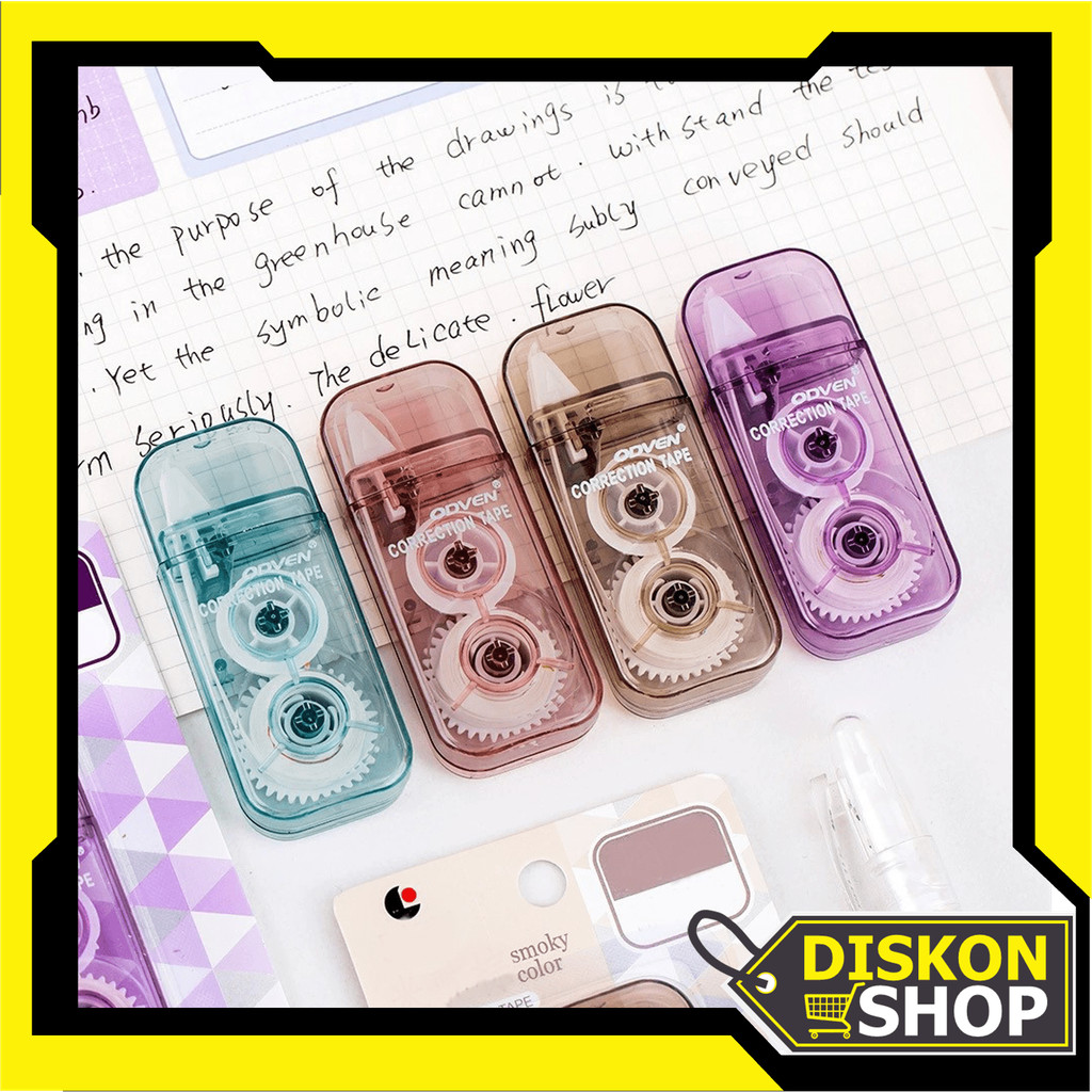 

Diskon Shop - S6609 Smoky Color Pen Tape / Korektor Tulis Serbaguna