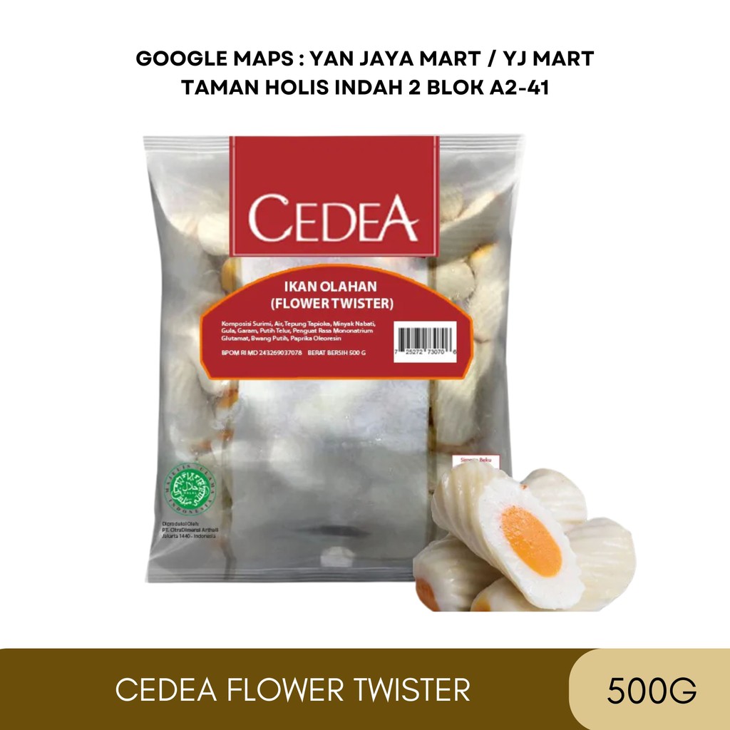 

Cedea Flower Twister Baso Ikan [500g]