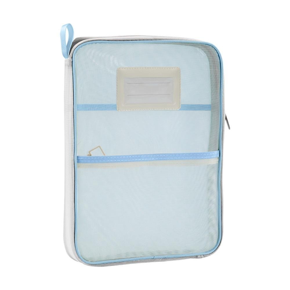 

Tas Dokumen Transparan 3 Lapis / Tas Buku Portabel Jaring Tas Penyimpanan Kertas RB9