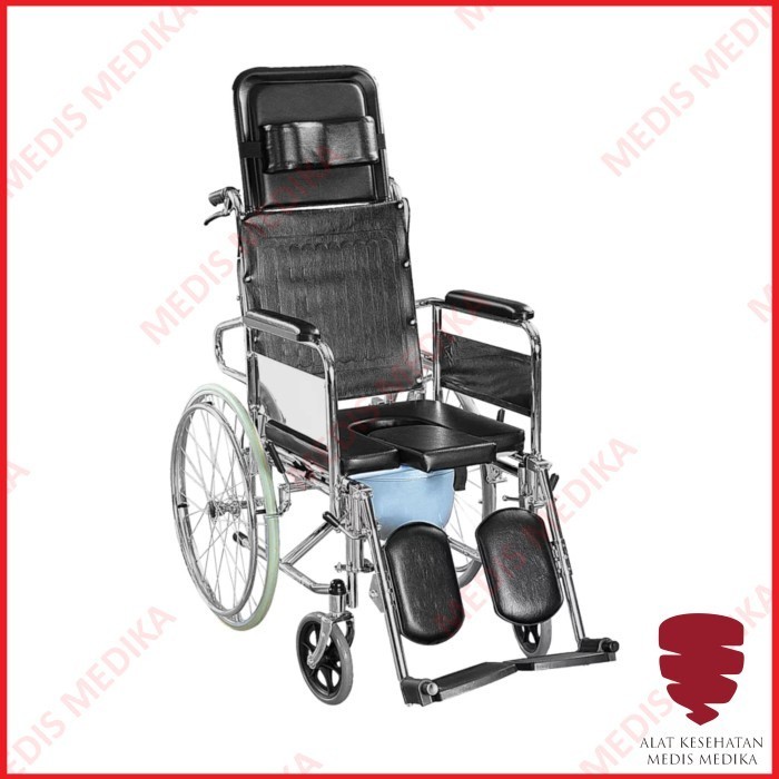Kursi Roda 3in1 FS609GCU Wheel Chair Tidur Duduk BAB 3 in 1 Serenity