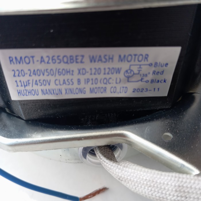 WASH MOTOR MESIN CUCI Sharp  RMOT-A265QBEZ 120WATT 11uf