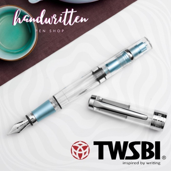 

BEST[PROMO] TWSBI Diamond 580 AL/ALR Fountain Pen - AL-Iceberg, SS Extra Fine