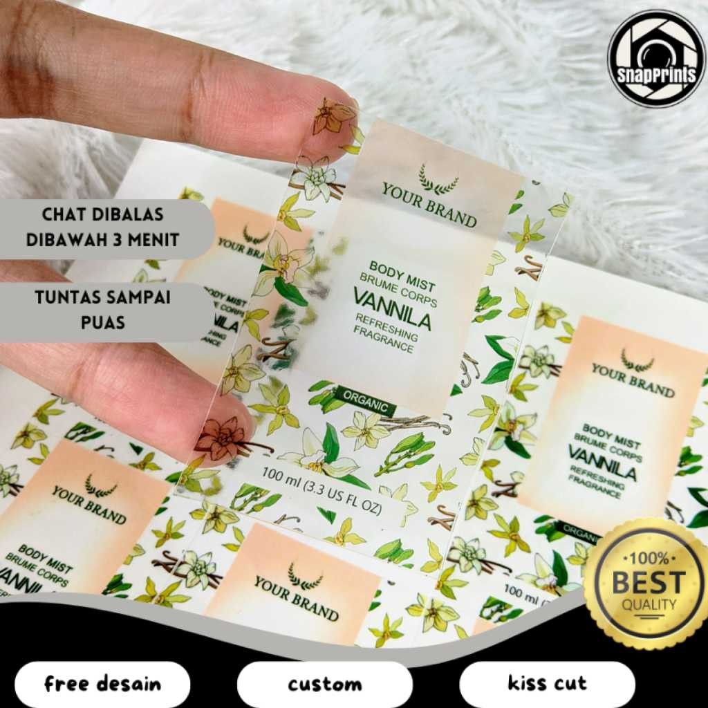

SP Print Cetak Stiker Label Parfum Sticker Parfume Custom Label Wewangian Free Desain